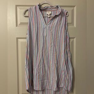 St. John's Bay Multicolor Striped Dress